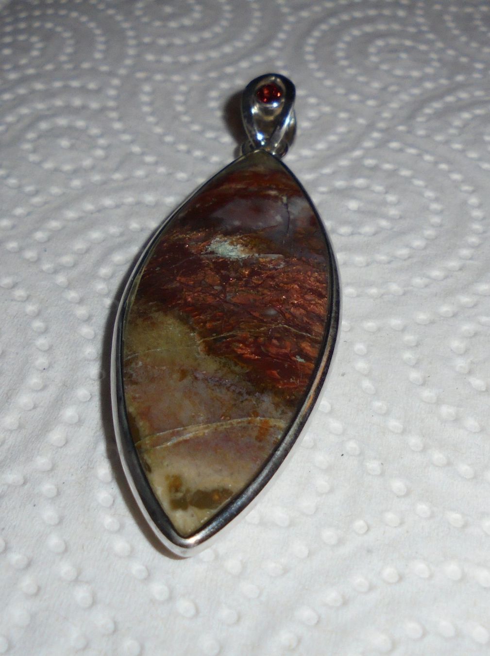 Anhänger: Echtschmuck: Holzopal-Silberanhänger – Neu (gemäss Beschreibung) aus Zuchwil von maumauchi 2