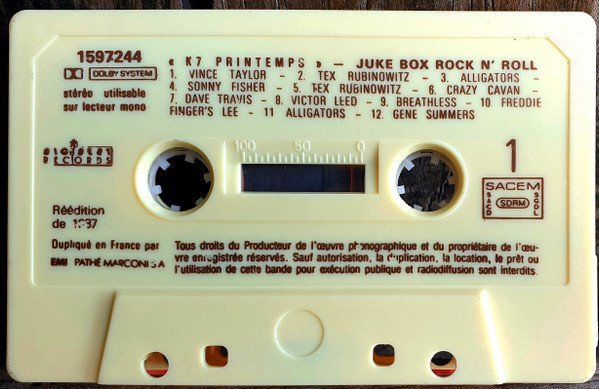 Cassettes audio: CASSETTE COMPILATION - ROCK'n'ROLL – D'occasion à PORRENTRTUY par RABAIS_SPORT 1
