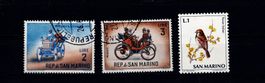 Briefmarken 3x San Marino