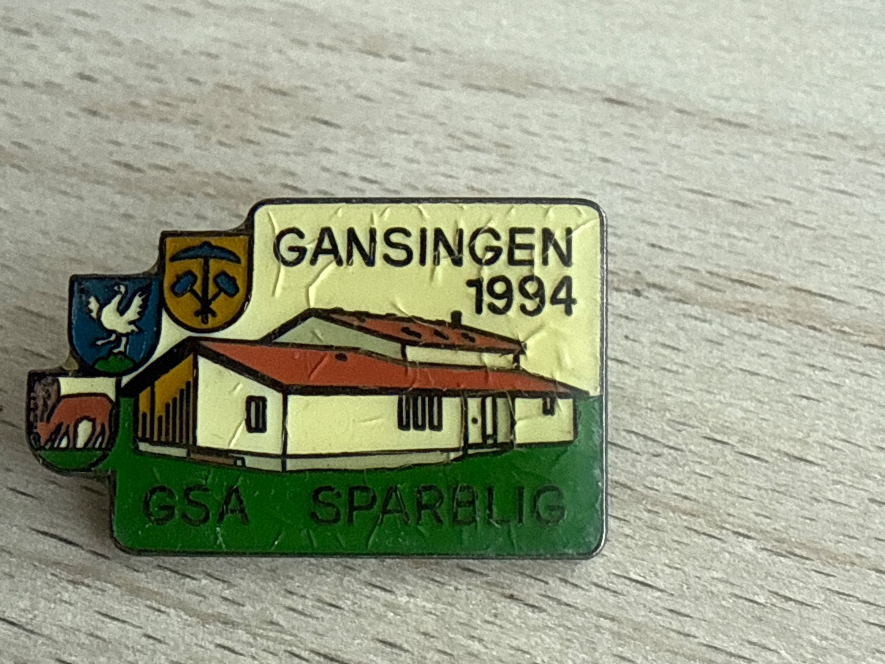 Plaketten & Abzeichen: Pin Gansingen 1994 GSA Sparblig – Gebraucht aus Glattbrugg von Schweigmatt