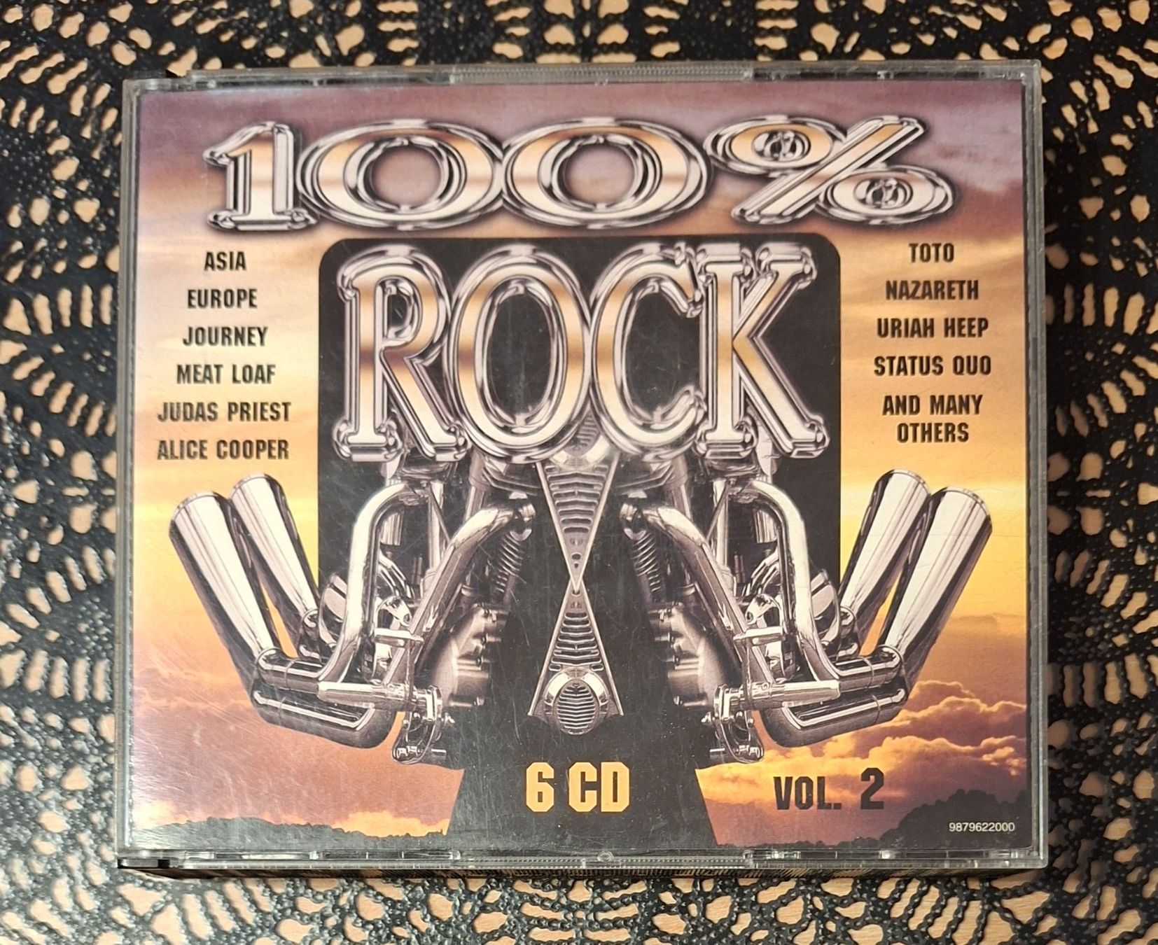 CDs: 100% Rock Vol.02, 6CD Rock Hit Compilation Sampler 2002 – D'occasion à Schönenberg TG par breiti12