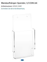 3 neue Wandhalterungen für Prospekte