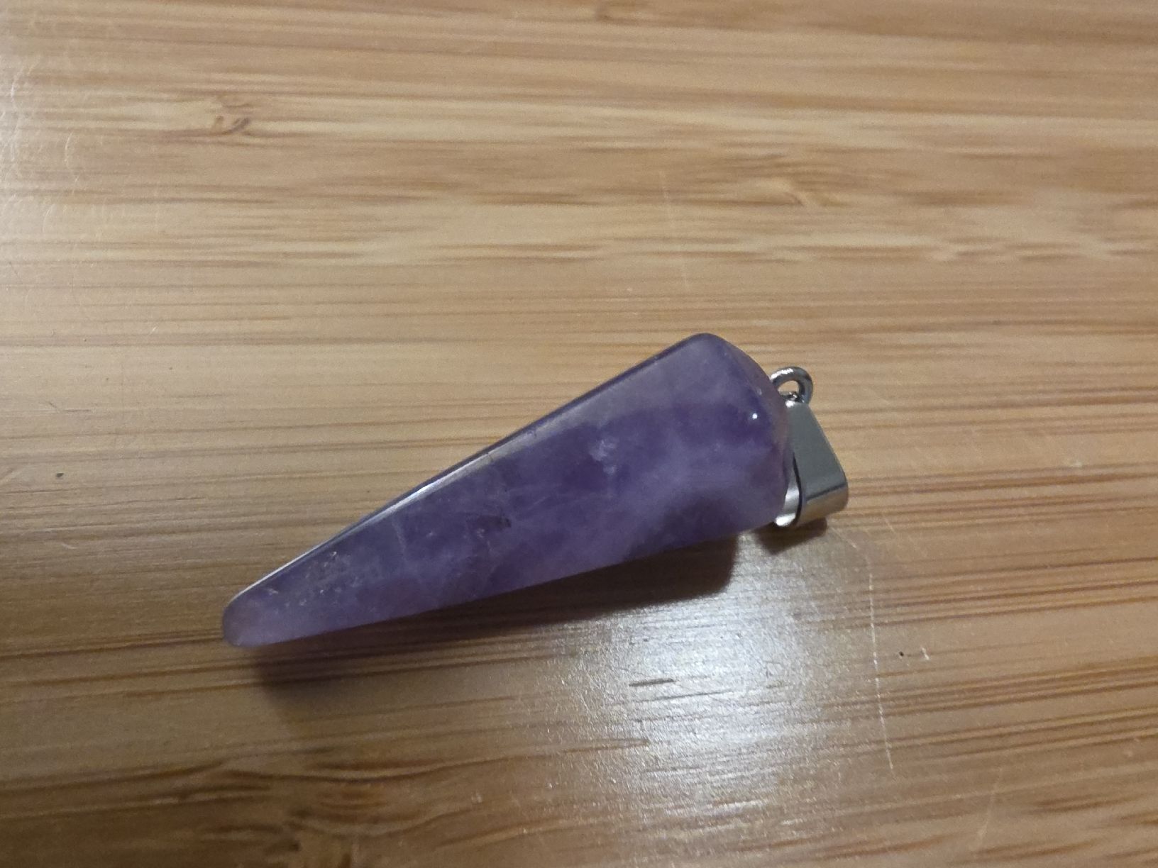 Minerali & Pietre curative: Amethyst Pendel 3 x 1cm – Nuovo e nell'imballaggio originale da Menziken venduto da Mirager 1