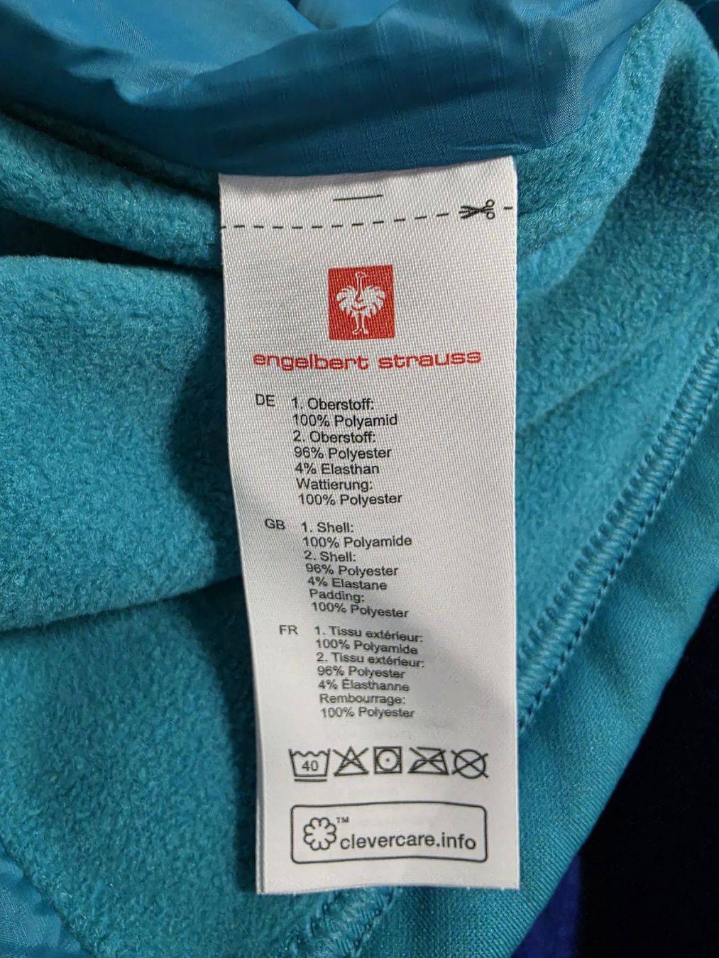 Engelbert Strauss Giacche: Engelbert Strauss Steppjacke turquoise Grösse M, NEU – Nuovo (secondo la descrizione) da Oberbipp venduto da tori17 3