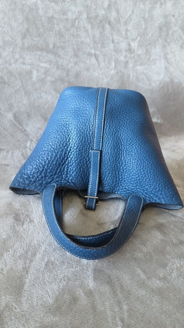 Hermès Borse da donna: Hermès Picotin bleu Jean – Usato da Morges venduto da ShoppingTherapy 3
