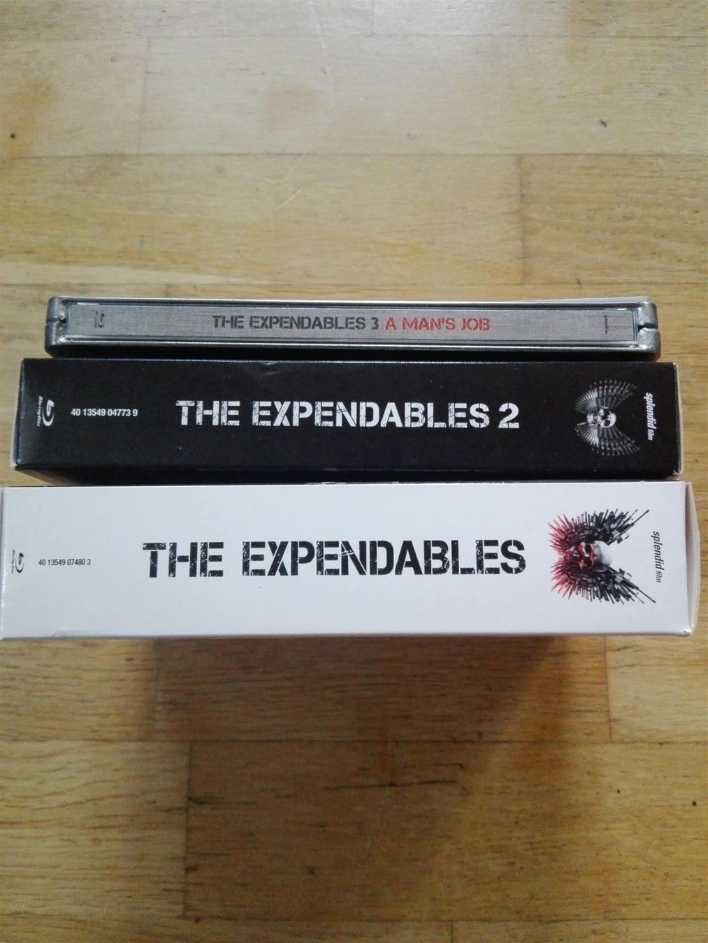 Tutti i DVDs: The Expendables (1-3) Limited-Editions  De & Eng   3'Blu-Ray – Usato da St.Galllen venduto da elkaphone 9