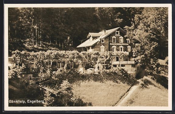 Cartoline postali: Engelberg, Pension-Restaurant Waldhaus B – Usato da Berlin venduto da bartko-reher