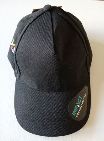 Neue schwarze Baseballkappe