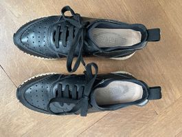 TOD‘S Leder Sneaker Schwarz Gr.37
