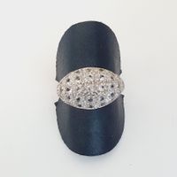 Antike Damenring Ring aus 925 Silber mit schmucksteine