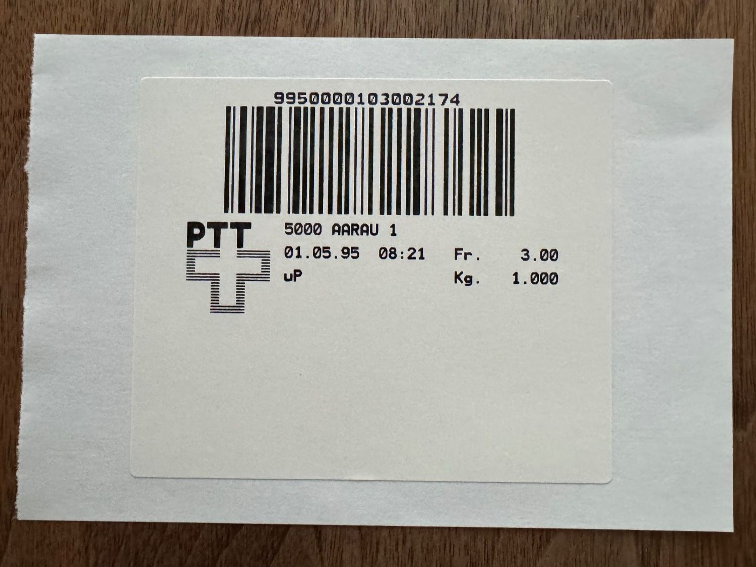 Alle Briefmarken: Entwicklung Paketbarcode in der Testphase, SFS 10, AFS 1, – Gebraucht aus Jegenstorf von lemur 1