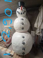 XXL Deko Schneemann 2.90m für Weihnachten ⛄☃️❄
