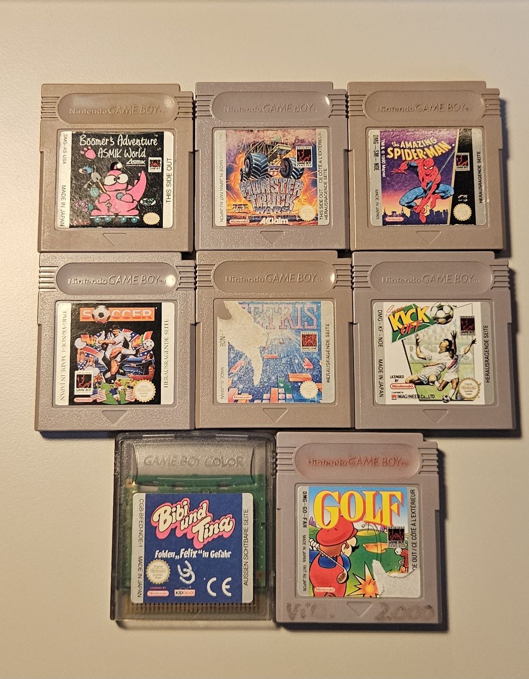 Nintendo Giochi: Nintendo Gameboy Spiele, Lot x8 – Usato da Belp venduto da Ginus85