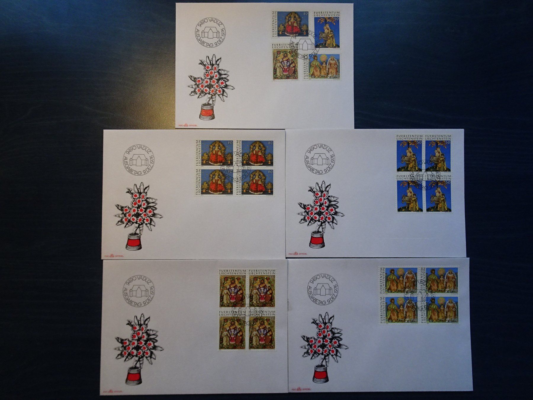 Tous les timbres: FDC 1976 – Neuf (Voir description) à Aadorf par Chnorli-Furz