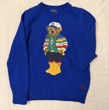 Ralph Lauren Cotton Pullover Polo Bear 