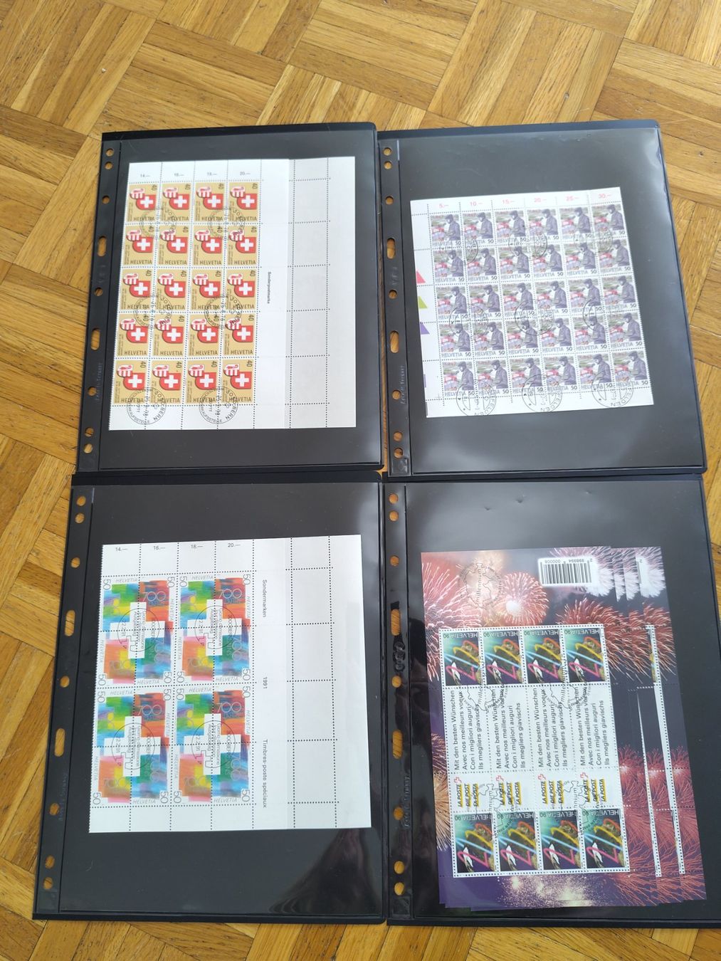 Tutti i francobolli: Sammlung 30 Seiten Kleinbogen Ersttagsstempel Schweiz – Nuovo (secondo la descrizione) da Wohlen AG venduto da gnabbr 2