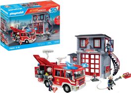 Playmobil 71603 Feuerwehr Auto mit Feuerwehrstation - OVP