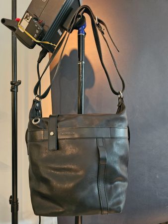 Sac Lancel Noir en cuir/ Années 90
