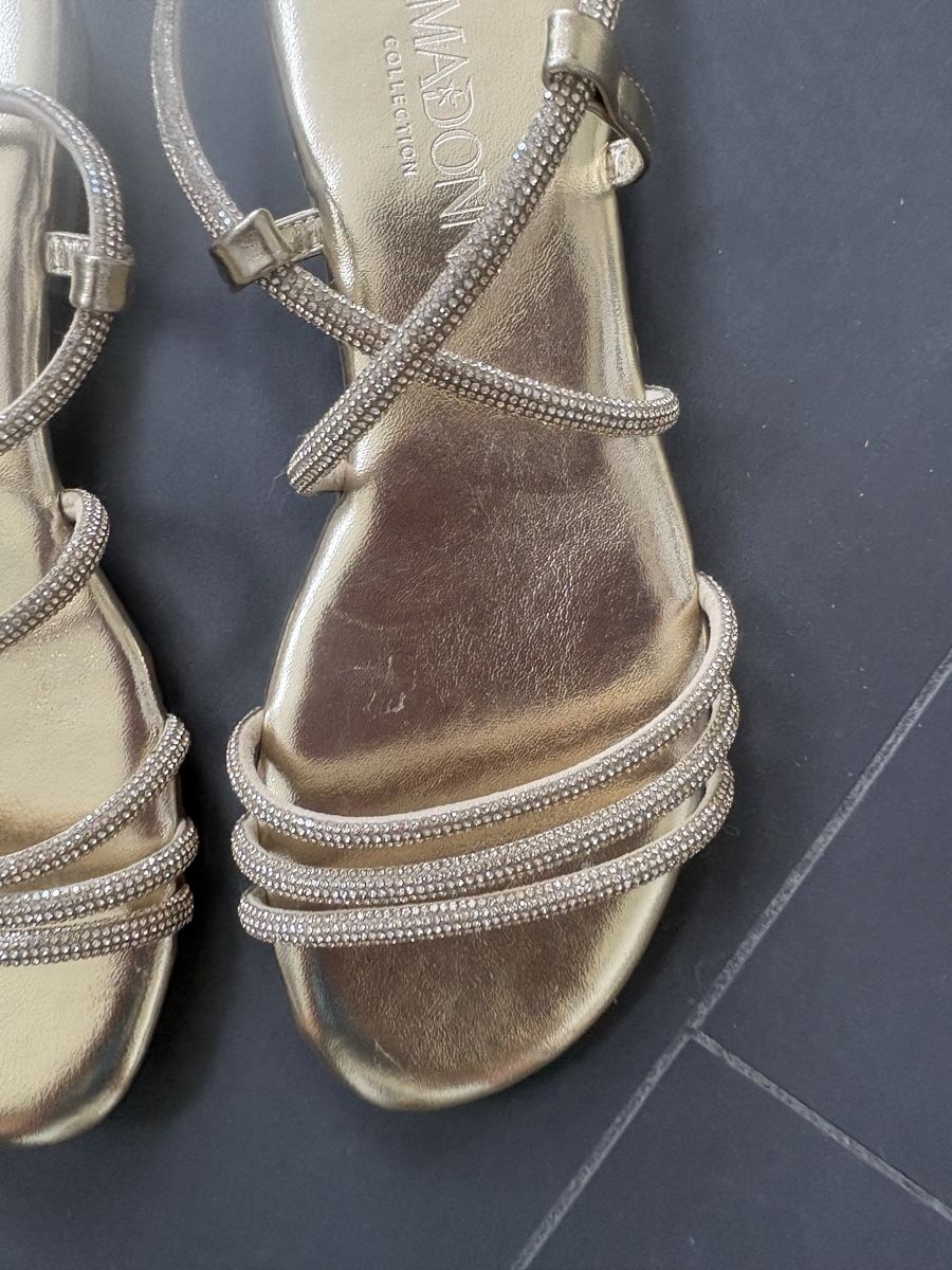Chaussures femmes: Sandaletten mit Strass Gold , NEU  – Neuf (Voir description) à Obbürgen par bugi6868 5