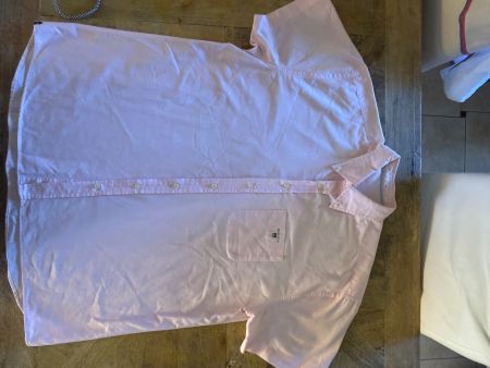 Chemise Gant rose pâle homme, taille L, occasion d'été