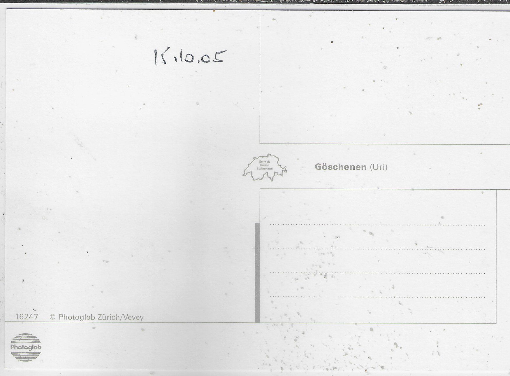 Cartoline postali: Göschenen - Generalansicht – Usato da Ettingen venduto da Kartenplanet 1