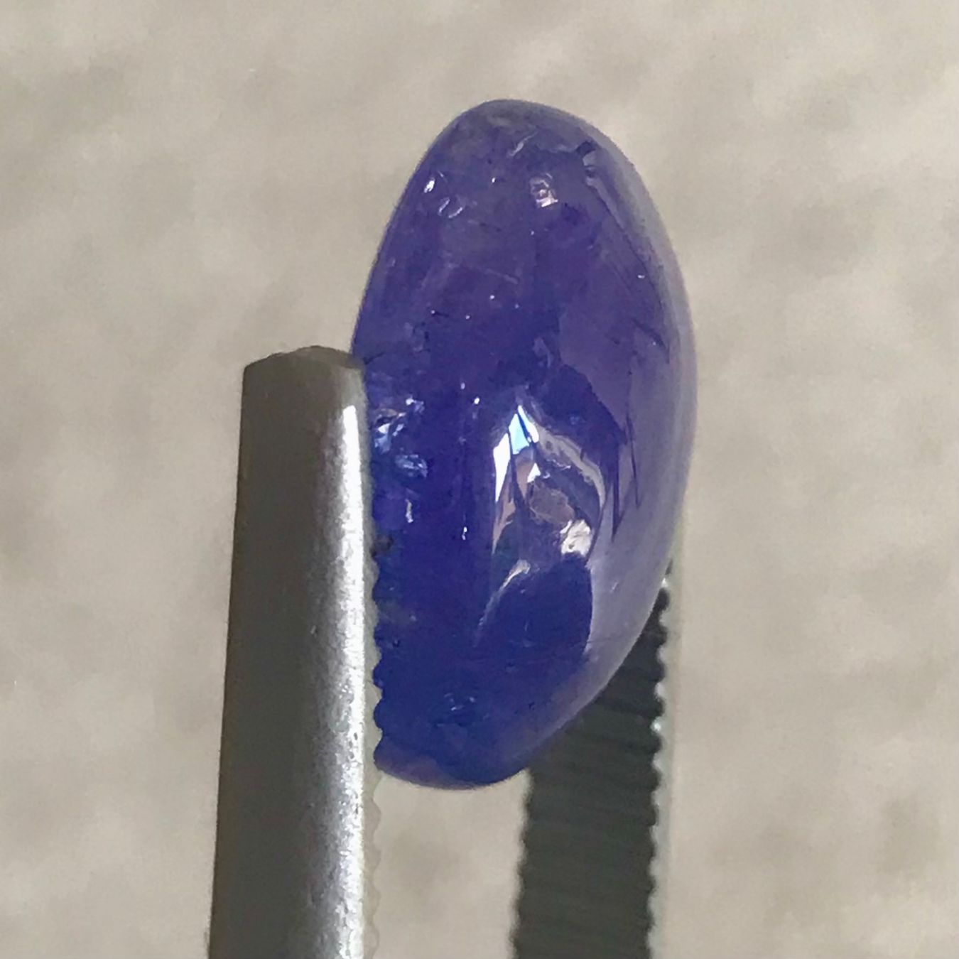 Pietre preziose: top Tansanit Cabochon, 10.1 Karat, Tanzanite – Nuovo (secondo la descrizione) da Biel venduto da djvalbnc 2