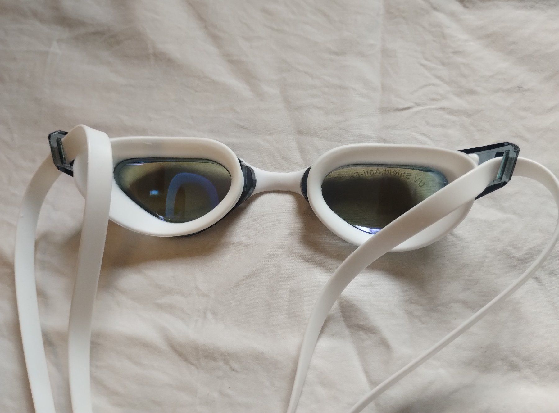 Occhiali & Lenti: Schwimmbrille Antibeschlag weiss blau – Nuovo (secondo la descrizione) da Bremblens venduto da SHOPSPORT 6