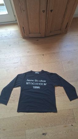 Acne Studios Langarmshirt schwarz Grösse L neuwertig
