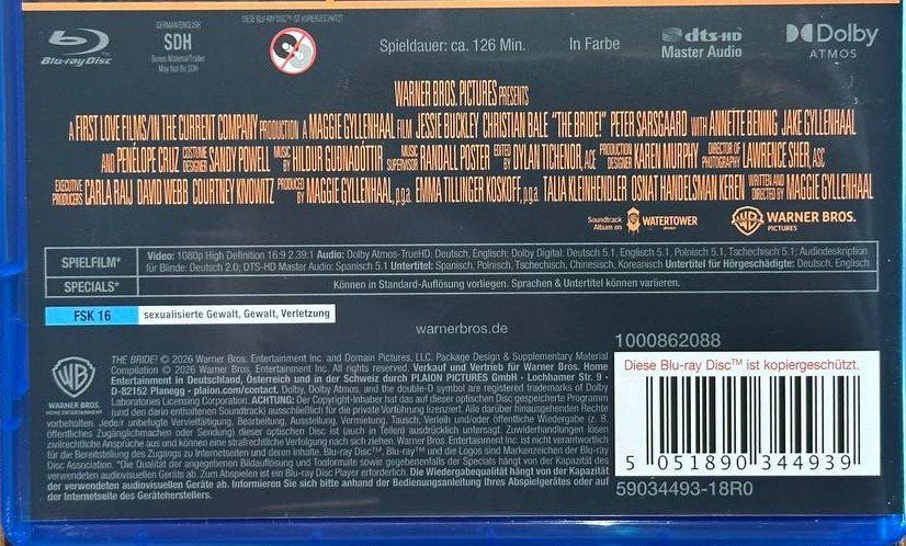 Tutti i DVDs: The Bride! - Es lebe die Braut – Usato da Beringen venduto da Mantafisch1 2