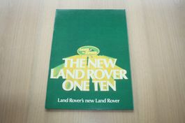 Land Rover One Ten Prospekt 1982