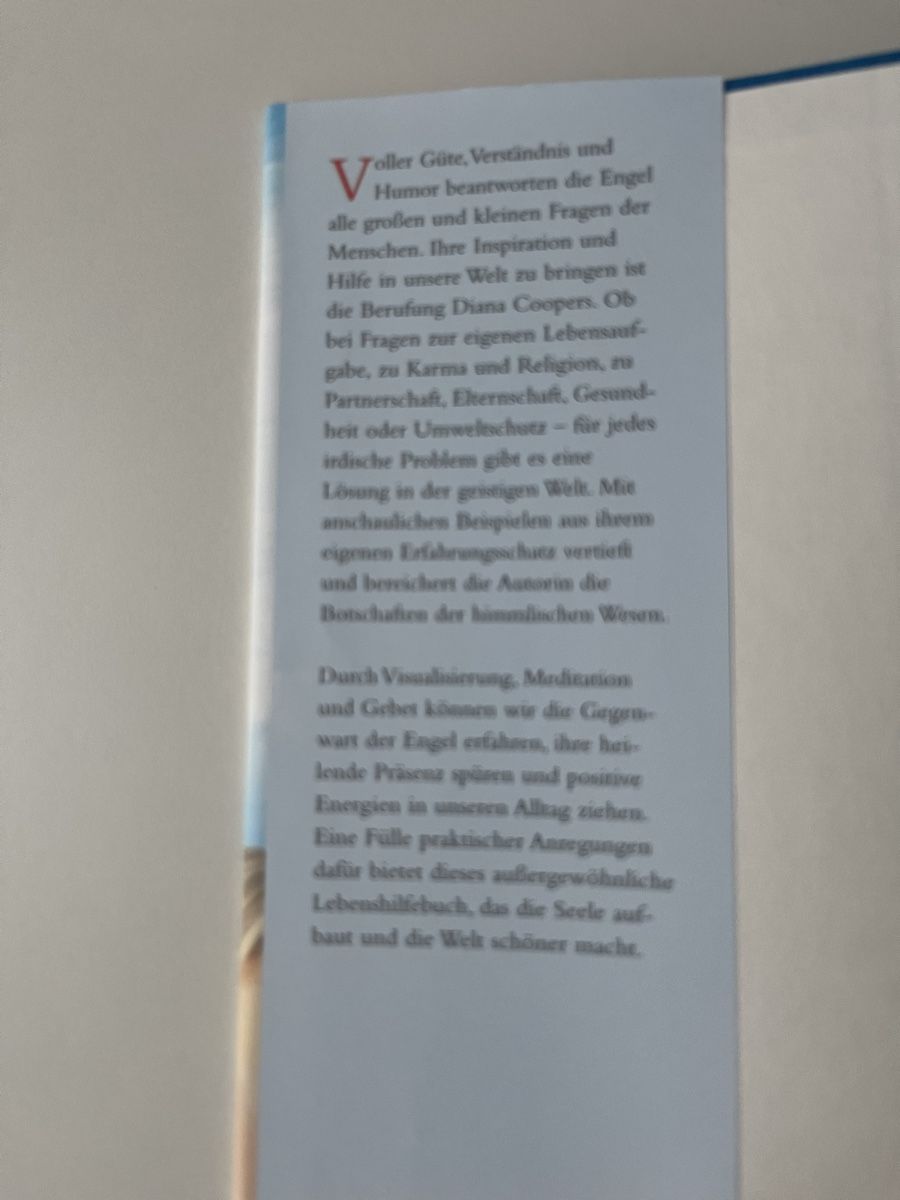 Bücher: Diana Cooper / Die Engel antworten – Gebraucht aus Lohn-Ammannsegg von panywa 2