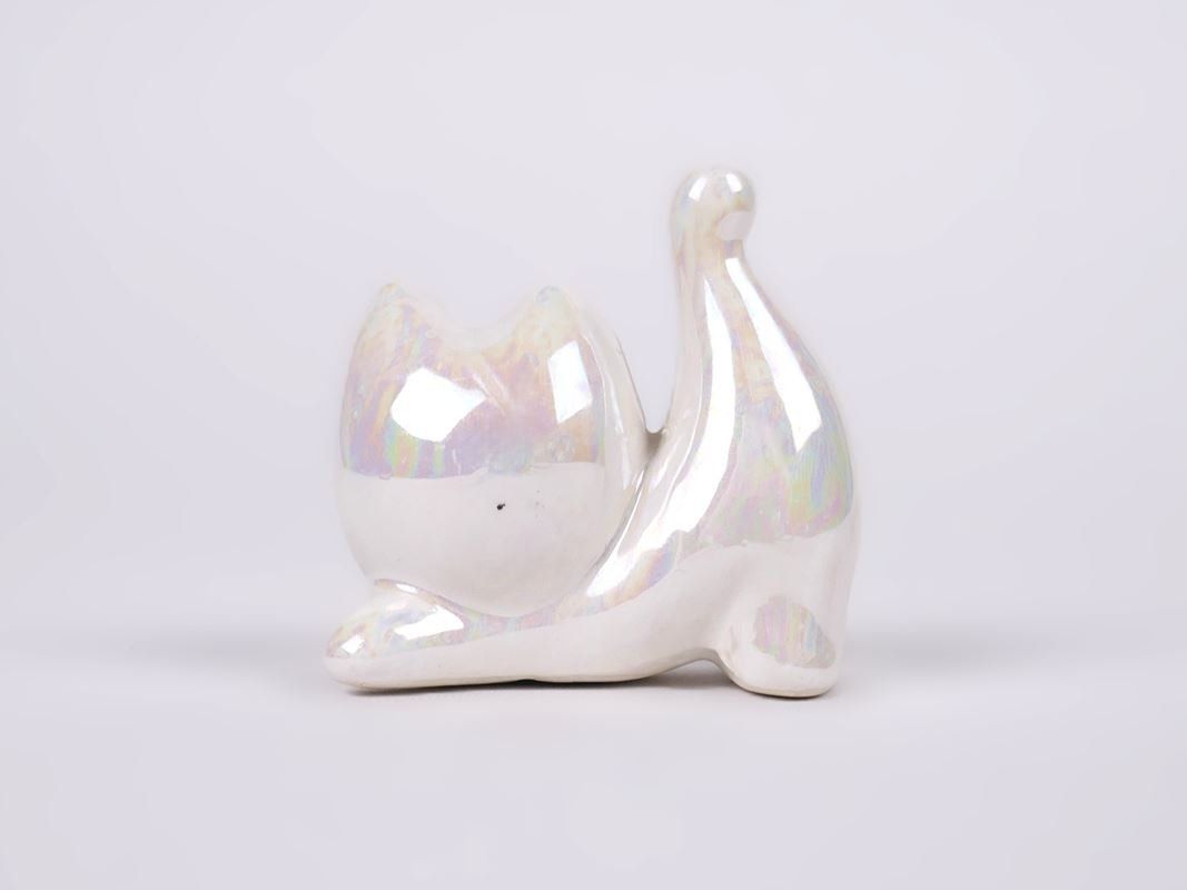 Statuette: kleine dekorative Katzenfigur – Usato da Urtenen-Schönbühl venduto da Restwert_Schoenbuehl 4