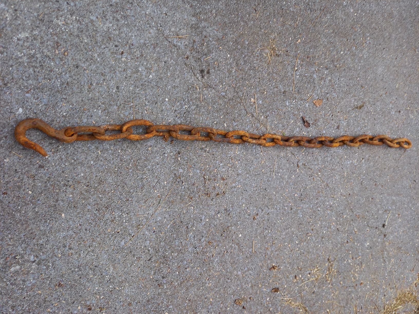 Catenine: Rustikale Kette mit Haken, Deko Garten – Usato da Galgenen venduto da Allerlei8854