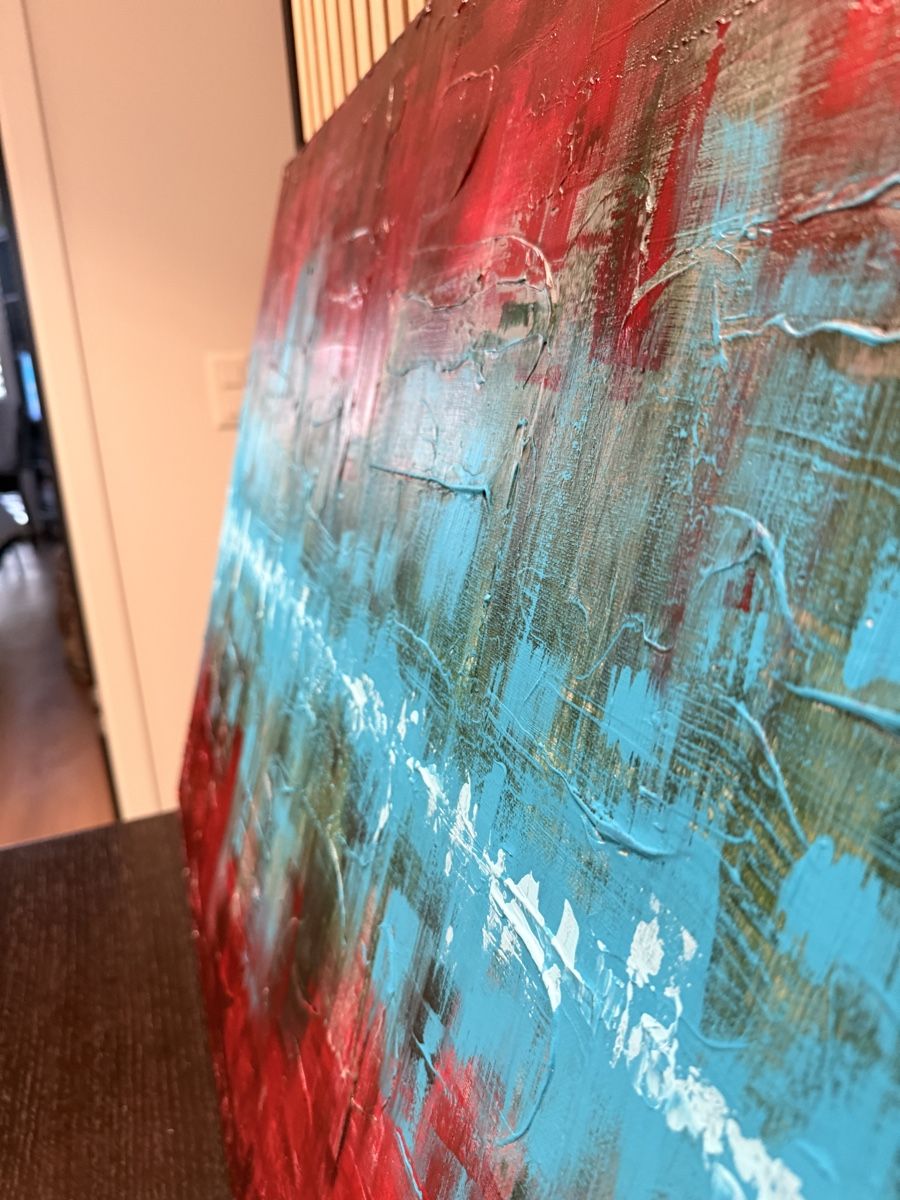 Gemälde: Abstraktes Gemälde Acryl auf Leinwand – Neu (gemäss Beschreibung) aus Unterlunkhofen von Ladykatsumii 2