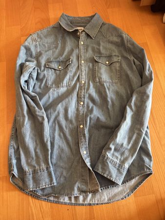 Zara Denim Shirt Size M Relaxed Fit