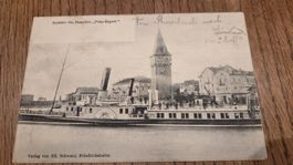 1903 Schiffspost Bodensee Ansichtskarte Dampfer Prinz-Regent