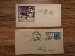 Kleinbrief mit Neujahrskärtchen, 4.1.1935 Winterthur 1