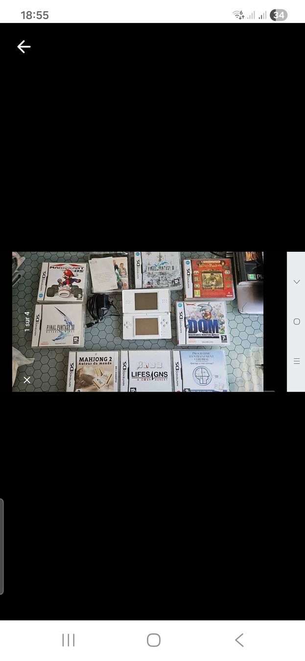 Sony Giochi: 8 jeux DS avec la ds Nintendo Lite  – Usato da Genève venduto da Pedro67