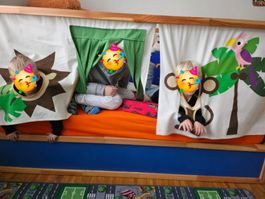 Kinder Hoch- Etagenbett + GRATIS Spielvorhang