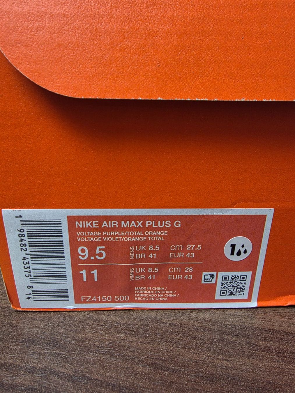 Nike Scarpe da uomo: Nike Air Max Plus G Tn – Nuovo e nell'imballaggio originale da Fleurier venduto da dav_xx8y 7
