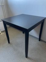 Holztisch schwarz / 73cm x 73cm x 73 cm