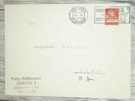 TR20 Enveloppe + Timbre Suisse 1930