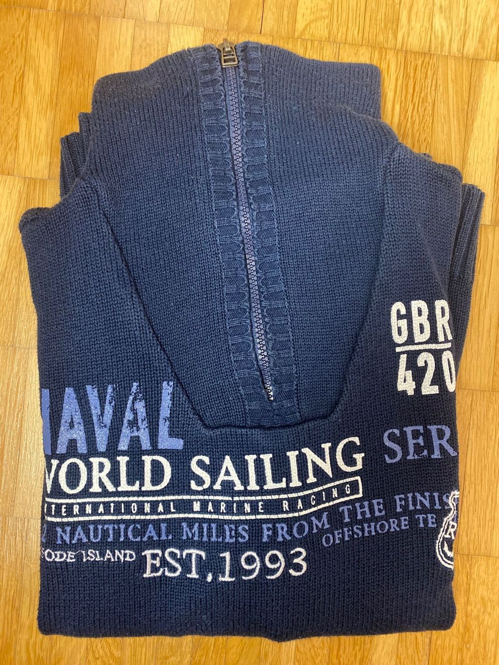 Maglioni & Felpe: Herrenpullover Rhode Island Gr. M, Marineblau – Usato da Thalwil venduto da sheepowl