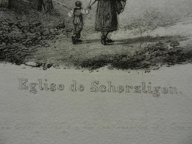 Stiche: Eglis de Scherzlingen Lithographie Engelmann – Gebraucht aus Risch von Antikfee 2