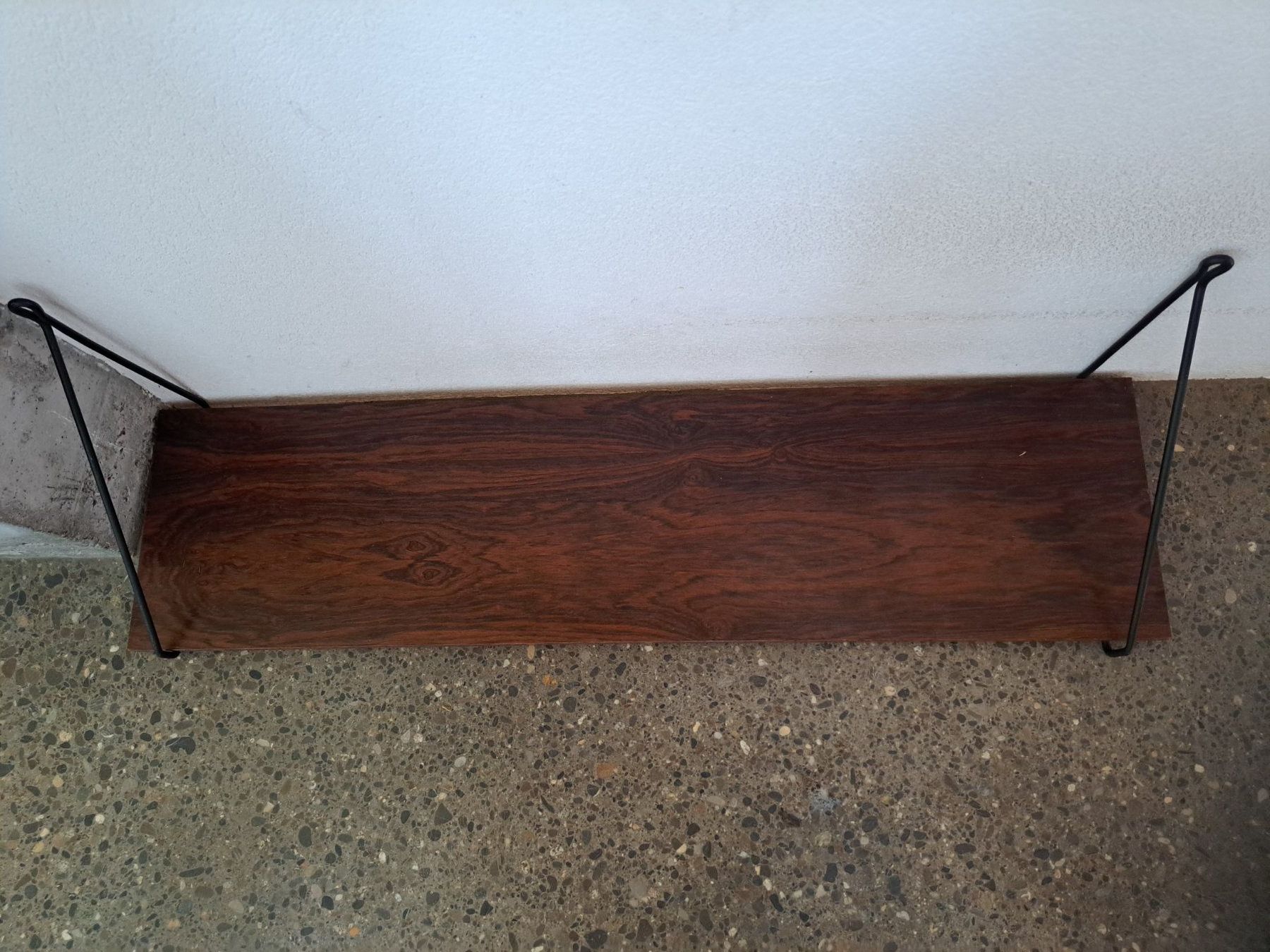 Scaffali: Stringregal Holz Metall Hängeregal Palisander 91cm lang – Usato da Rosshäusern venduto da objekte-24 3