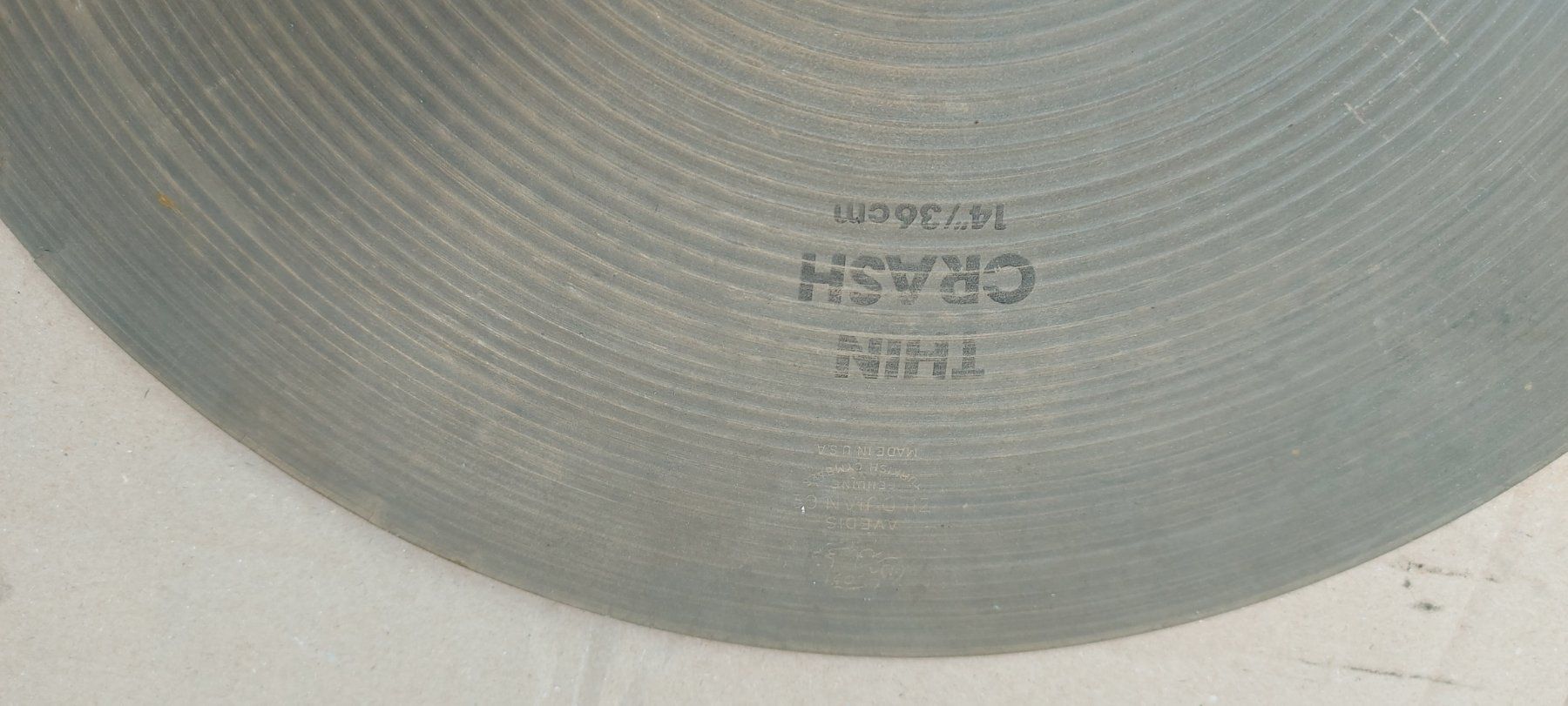 Zildjian Musikinstrumente: 14" Crash Zildjian aus 80-er – Gebraucht aus Glattbrugg von Swissmusik 3