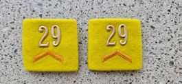 *** Patten /Schulterschlaufen mit Nummer ***