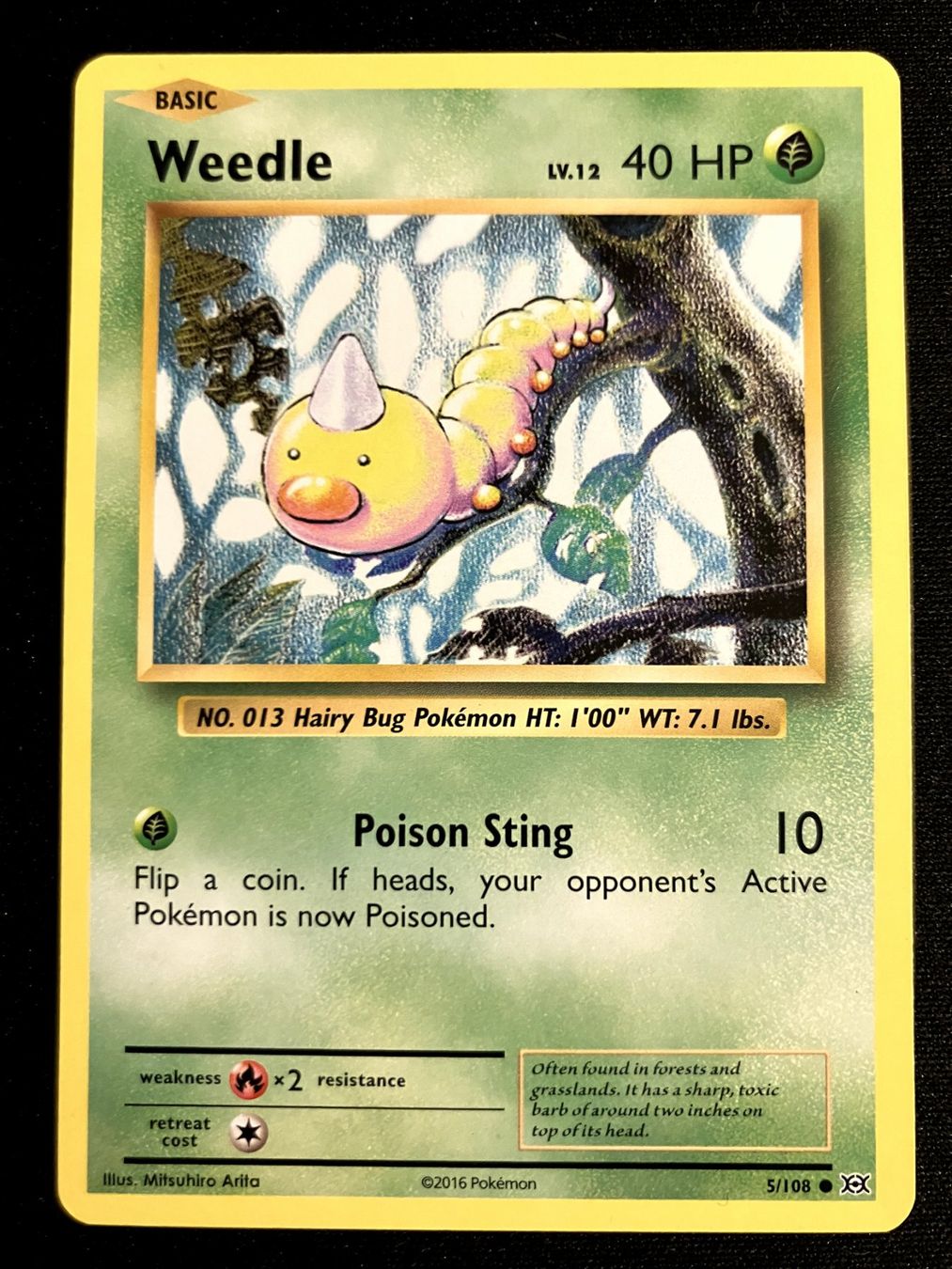 Pokémon Sammelbilder & Trading cards: Pokemon Weedle - Evolutions 5/108 - English – Gebraucht aus Bern von Big_GS