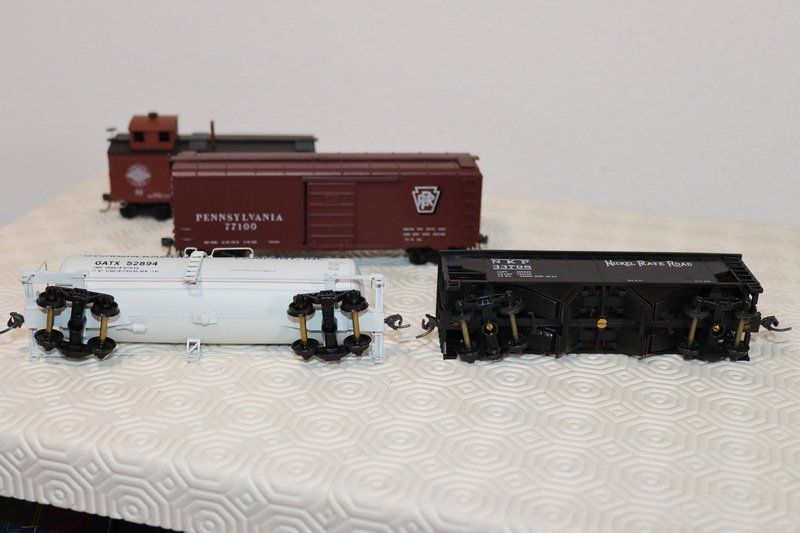 Modellini di ferrovie: 5 US Güterwagen ( 495 ) – Usato da Kerzers venduto da Winu64 5