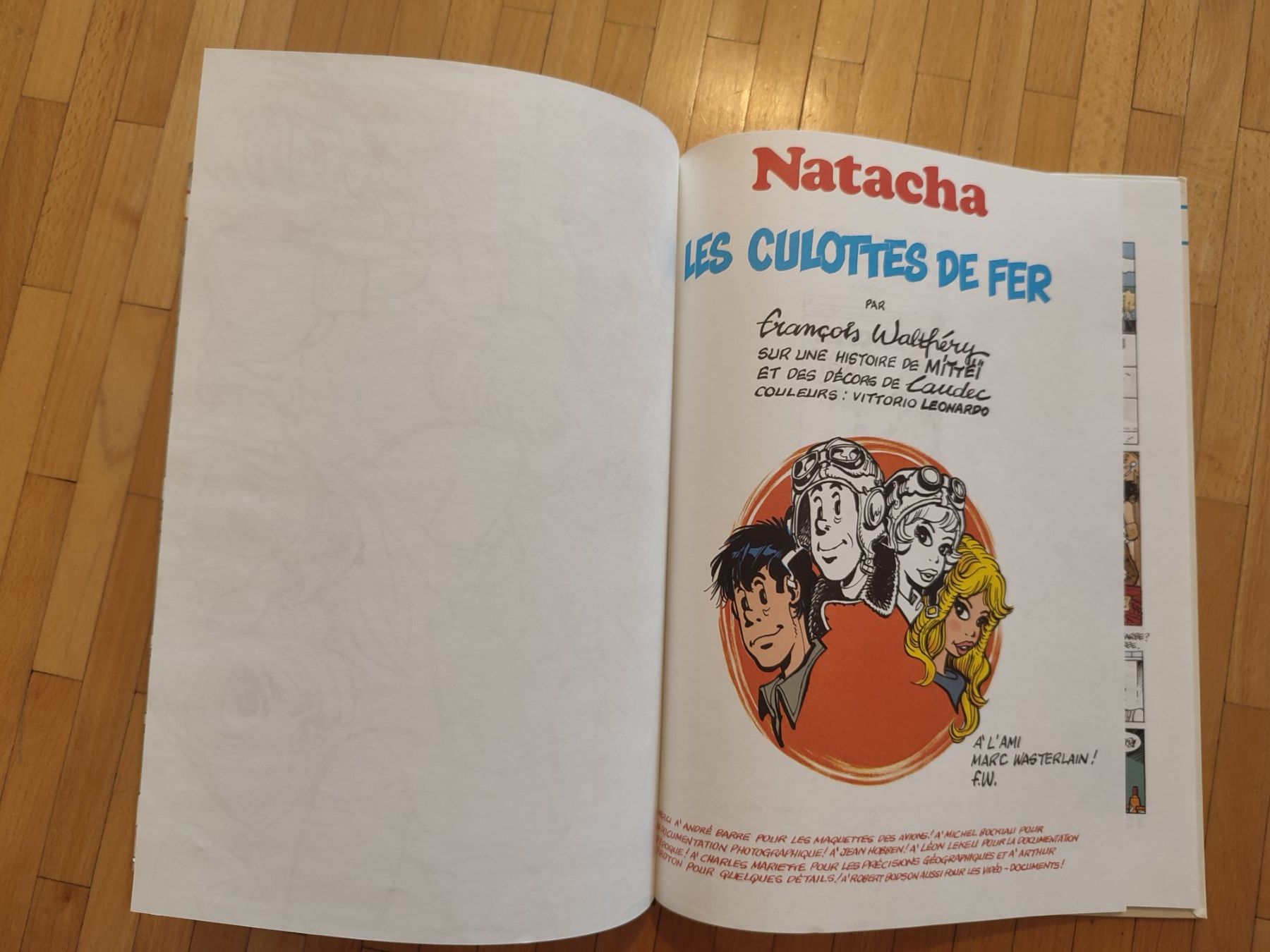 Fumetti: Natacha N°12 - les culottes de fer - EO 1986. – Usato da Bougy-Villars venduto da Vogue 1